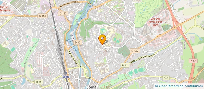 localisation de l'entreprise MONSIEUR MUSTAFA HASSANI  EPINAL