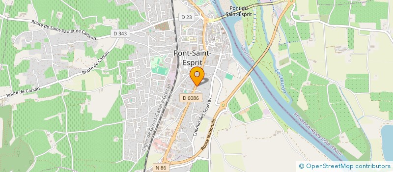 localisation de l'entreprise MONSIEUR MUSTAFA ILERI  PONT-SAINT-ESPRIT