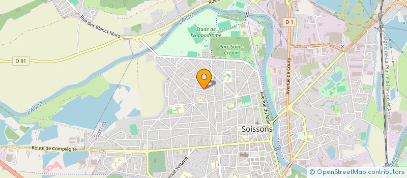 localisation de l'entreprise MONSIEUR MUSTAFA ISSAKHAIL à SOISSONS