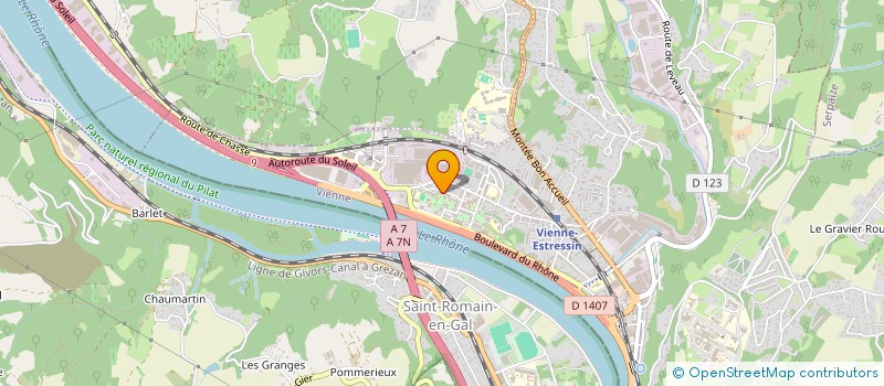 localisation de l'entreprise MONSIEUR MUSTAFA KANAT à VIENNE