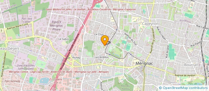 localisation de l'entreprise MONSIEUR MUSTAFA KARAGUR  MERIGNAC