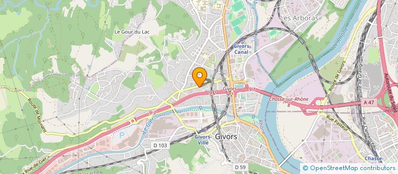localisation de l'entreprise MONSIEUR MUSTAFA KAYA à GIVORS