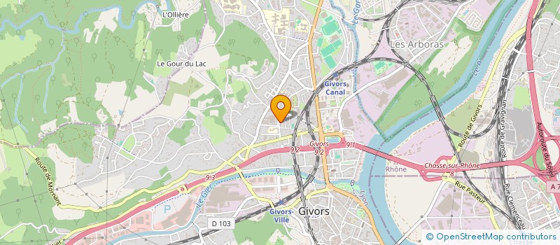 localisation de l'entreprise MONSIEUR MUSTAFA KAYA à GIVORS