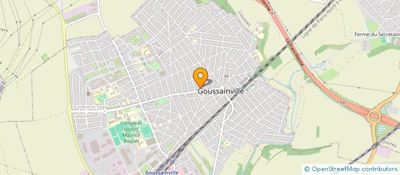 localisation de l'entreprise MONSIEUR MUSTAFA KESKIN  GOUSSAINVILLE