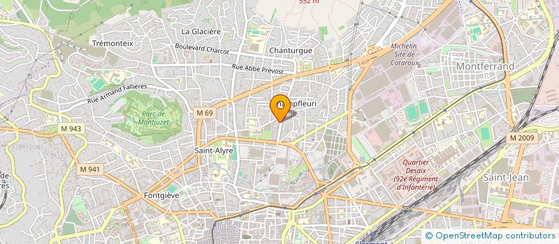 localisation de l'entreprise MONSIEUR MUSTAFA KILINC  CLERMONT-FERRAND