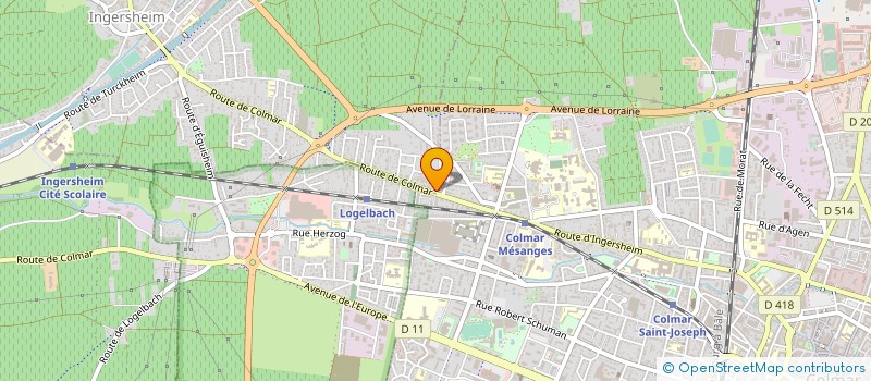 localisation de l'entreprise MONSIEUR MUSTAFA KIZILDAG  INGERSHEIM