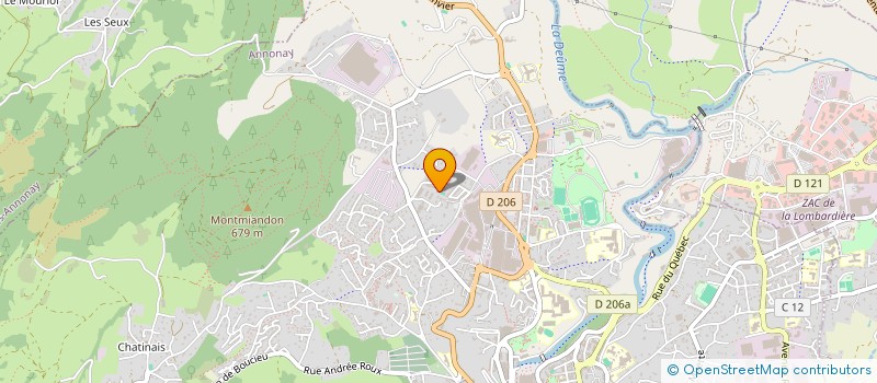 localisation de l'entreprise MONSIEUR MUSTAFA KOC  QUINTENAS