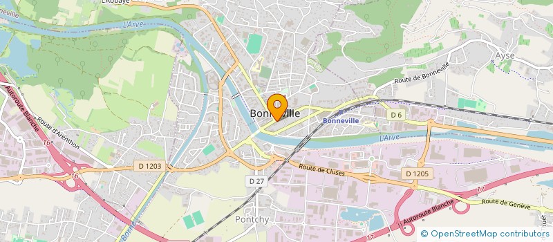 localisation de l'entreprise MONSIEUR MUSTAFA KORBI  BONNEVILLE