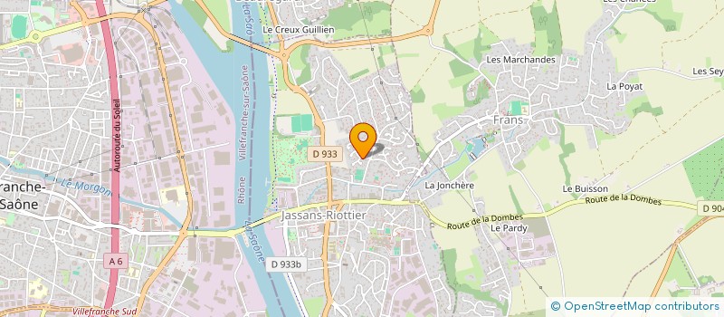 localisation de l'entreprise MONSIEUR MUSTAFA KOZAN  JASSANS-RIOTTIER