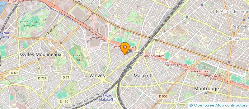 localisation de l'entreprise MONSIEUR MUSTAFA MOHAMED ABURAS  VANVES