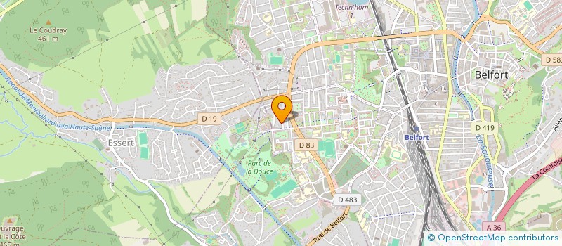 localisation de l'entreprise MONSIEUR MUSTAFA NASEERI  BELFORT