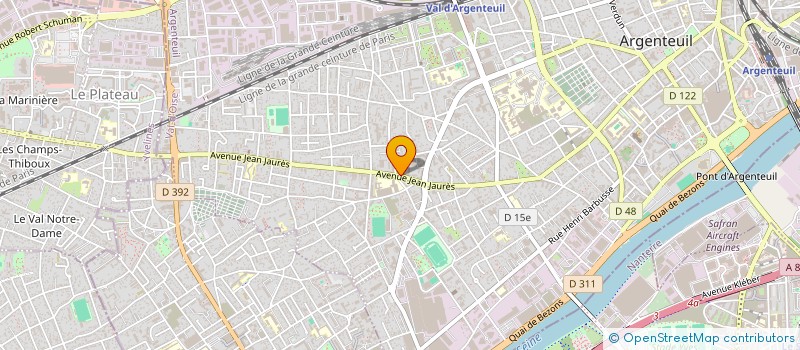 localisation de l'entreprise MONSIEUR MUSTAFA NOUASRI  ARGENTEUIL