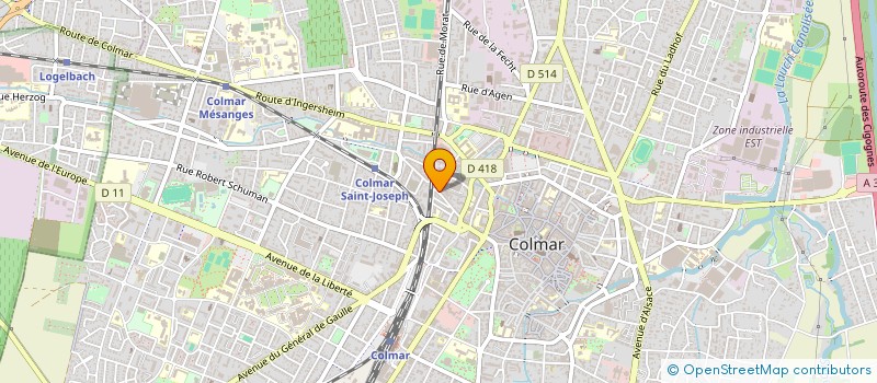 localisation de l'entreprise MONSIEUR MUSTAFA ORK  COLMAR