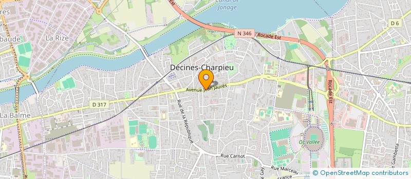 localisation de l'entreprise MONSIEUR MUSTAFA OZCAN  DECINES-CHARPIEU