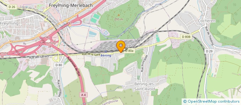 localisation de l'entreprise MONSIEUR MUSTAFA OZTURK  BENING-LES-SAINT-AVOLD