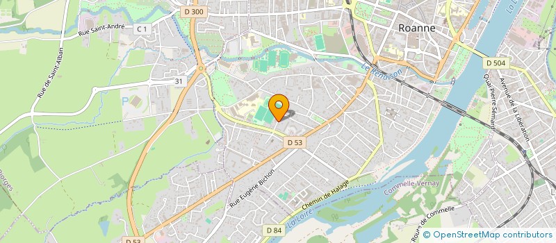 localisation de l'entreprise MONSIEUR MUSTAFA POYRAZ à ROANNE