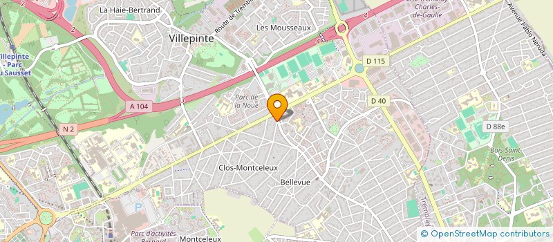 localisation de l'entreprise MONSIEUR MUSTAFA RAZA à VILLEPINTE
