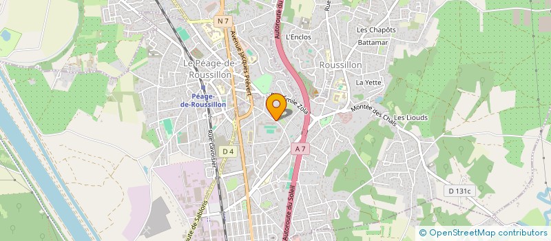 localisation de l'entreprise MONSIEUR MUSTAFA SAMETOGLU à ROUSSILLON