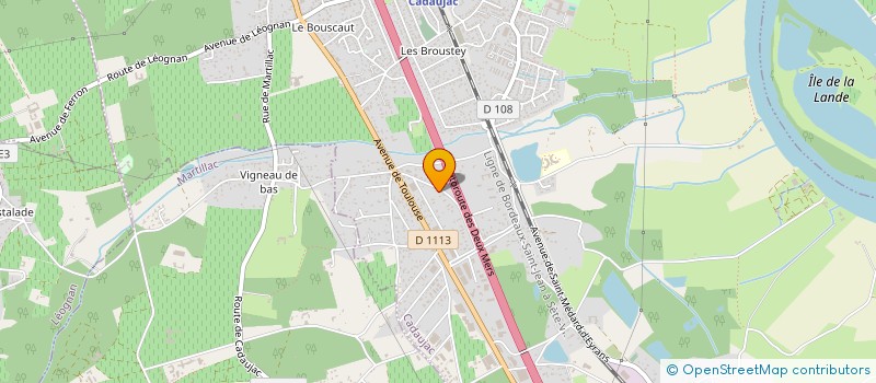 localisation de l'entreprise MONSIEUR MUSTAFA SAS  CADAUJAC