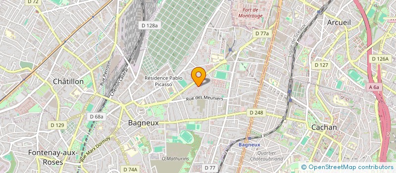 localisation de l'entreprise MONSIEUR MUSTAFA SHAFI à BAGNEUX