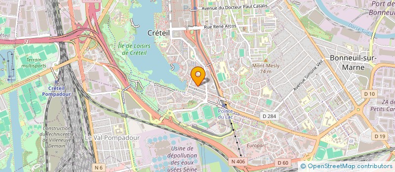 localisation de l'entreprise MONSIEUR MUSTAFA TAS  CRETEIL