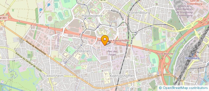 localisation de l'entreprise MONSIEUR MUSTAFA TASKAYA à STRASBOURG