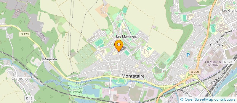 localisation de l'entreprise MONSIEUR MUSTAFA TOPKAYA  CREIL