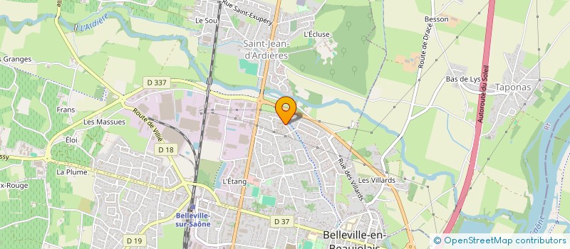 localisation de l'entreprise MONSIEUR MUSTAFA UGUR  BELLEVILLE-EN-BEAUJOLAIS