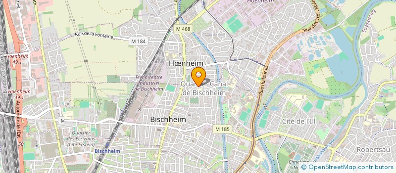 localisation de l'entreprise MONSIEUR MUSTAFA UNAL  BISCHHEIM