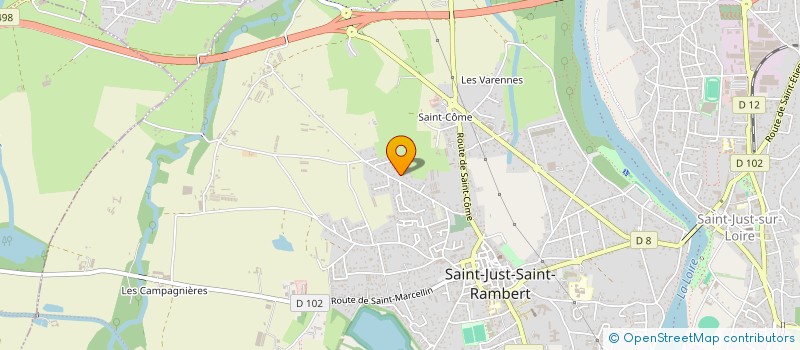 localisation de l'entreprise MONSIEUR MUSTAFA UNLU  SAINT-JUST-SAINT-RAMBERT