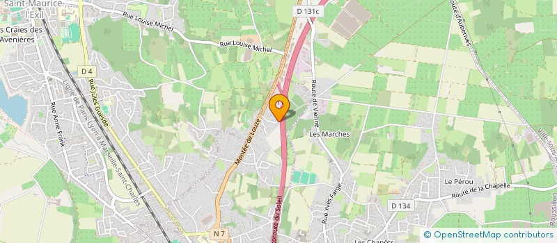 localisation de l'entreprise MONSIEUR MUSTAFA UYUMAZ  LE PEAGE-DE-ROUSSILLON