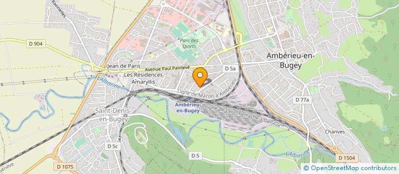 localisation de l'entreprise MONSIEUR MUSTAFA VURAL à AMBERIEU-EN-BUGEY