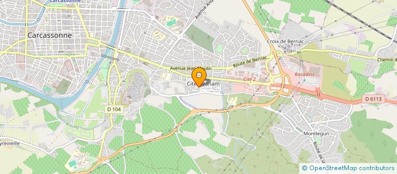localisation de l'entreprise MONSIEUR MUSTAFA YAHYA à CARCASSONNE