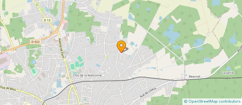 localisation de l'entreprise MONSIEUR MUSTAFA YALVAC  ROMORANTIN-LANTHENAY