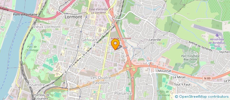 localisation de l'entreprise MONSIEUR MUSTAFA YAPRAK  LORMONT