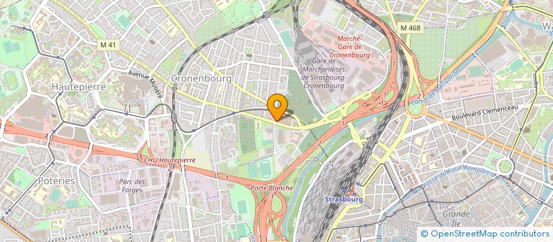 localisation de l'entreprise MONSIEUR MUSTAFA YILDIRIM  STRASBOURG