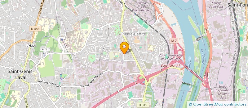 localisation de l'entreprise MONSIEUR MUSTAFA YILDIZ  OULLINS-PIERRE-BENITE