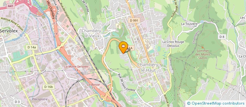 localisation de l'entreprise MONSIEUR MUSTAFA YILMAZ  CHAMBERY