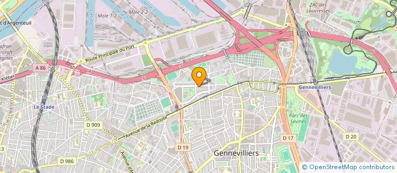 localisation de l'entreprise MONSIEUR MUSTAFE RAMI à GENNEVILLIERS