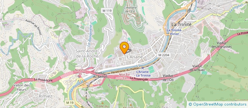 localisation de l'entreprise MONSIEUR MUSTAPAHA NACIB à NICE