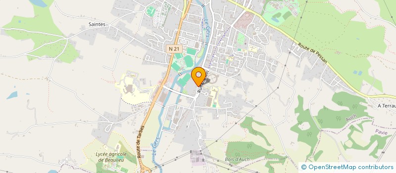 localisation de l'entreprise MONSIEUR MUSTAPHA AALYAD  AUCH