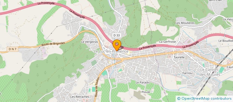 localisation de l'entreprise MONSIEUR MUSTAPHA ABDELMOUMNI à LE LUC