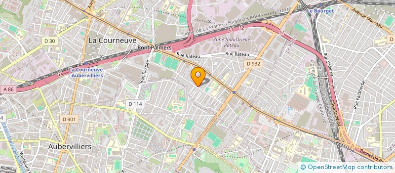 localisation de l'entreprise MONSIEUR MUSTAPHA ADJAR  LA COURNEUVE