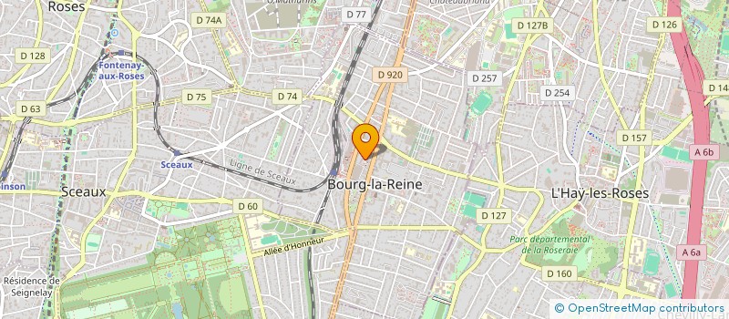localisation de l'entreprise MONSIEUR MUSTAPHA AFKIR à BOURG-LA-REINE