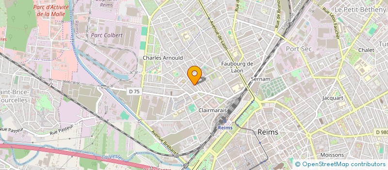 localisation de l'entreprise MONSIEUR MUSTAPHA AFOUFOU  REIMS