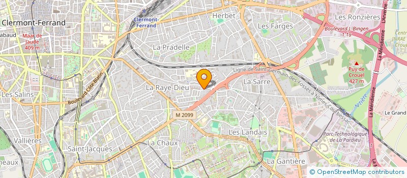 localisation de l'entreprise MONSIEUR MUSTAPHA AFRAS  CLERMONT-FERRAND