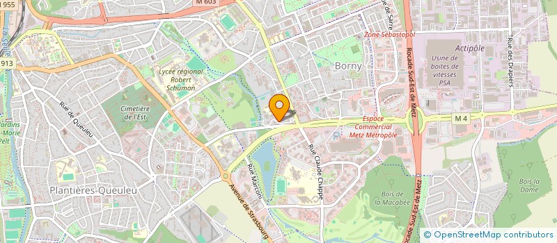 localisation de l'entreprise MONSIEUR MUSTAPHA AIT KHOUYA  METZ