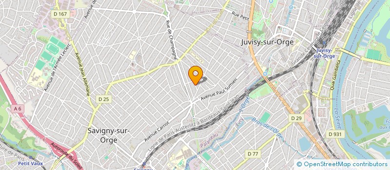 localisation de l'entreprise MONSIEUR MUSTAPHA AIT OUALI à SAVIGNY-SUR-ORGE
