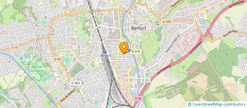localisation de l'entreprise MONSIEUR MUSTAPHA AIT YOUSSEF  BELFORT
