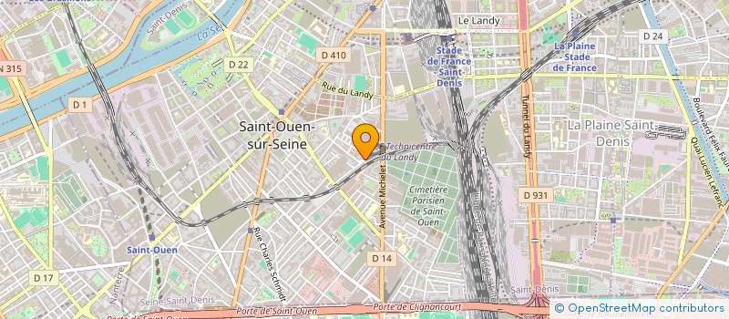 localisation de l'entreprise MONSIEUR MUSTAPHA AITOUR à SAINT-OUEN-SUR-SEINE